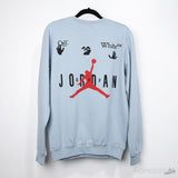 Off-White x Jordan Cyan Sweatshirt - Photo 1