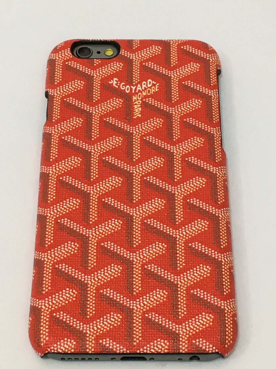 Goyard iPhone cover RED HIGH FASHION [PREMIUM MATERIALS]