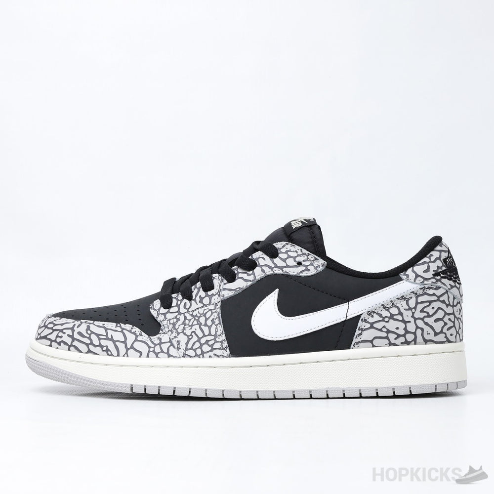 Air Jordan 1 Low OG "Elephant Print" (Premium Plus Batch)