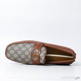 Gucci Interlocking G Driver Loafer Brown (Dot Perfect) - Photo 5