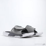 Air Jordan Hydro 6 Retro Grey White Gunsmoke Slides - Photo 12