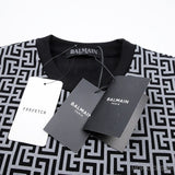Balmain Monogram Pattern T-Shirt - Photo 9
