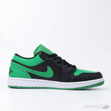 Air Jordan 1 Low 'Black Lucky Green' (Premium Plus Batch) - Photo 3