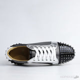 CL Lou Spikes Low Sneakers White Black - Photo 6