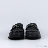 LV Moccasin Plain Leather Brown Loafers (Dot Perfect) - Photo 8