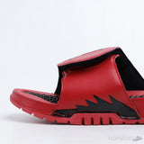 Air Jordan Hydro 5 Retro University Red Black Slides - Photo 10