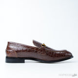 Gucci Jordaan Crocodile Loafer Brown (Dot Perfect) - Photo 5