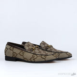 Gucci Jordaan Maxi Canvas Loafers (Dot Perfect) - Photo 9