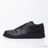 Air Jordan 1 Low Triple Black (2022) (Premium Plus Batch) - Photo 1