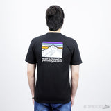 Patagonia Men's Line Logo Ridge Pocket Responsibili T-Shirt - Photo 6