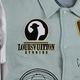 Louis Vuitton Varsity Leather Blouson Aqua - Photo 16