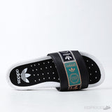 Adillete Boost Slide White Black Green (Premium) - Photo 4