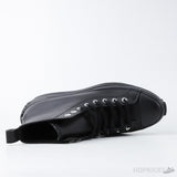 Converse Run Star Hike Hi Triple Black Leather - Photo 4