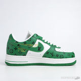 LV x Air Force 1 Low By Virgil Abloh White Green - Photo 5