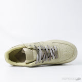 Nike Air Force 1 Low NAI-KE Tan Canvas (Dot Perfect) - Photo 4