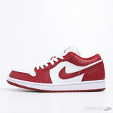 Air Jordan 1 Low Gym Red White - Photo 1