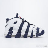 Air More Uptempo Olympic Blue and White - Photo 4