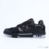 LV Trainer x Nigo Black Denim - Photo 1