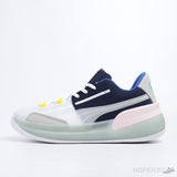 Puma Clyde Hardwood White Black Pink - Photo 1