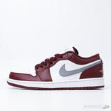 Air Jordan 1 Low White Bordeaux (Premium Plus Batch) - Photo 1