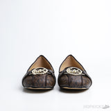 Michael Kors Lillie Moccasin Flats Brown (Dot Perfect) - Photo 5