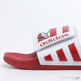 Adilette Core Red White Slides - Photo 7