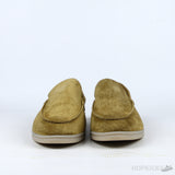 Loro Piana Summer Walk Loafers Suede Light Wood Smoke - Photo 6