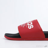 Adilette Red Black Slides - Photo 7