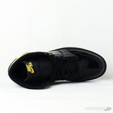 Air Jordan 1 High Patent Black Metallic Gold - Photo 6