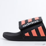 Adilette Core Black Orange Slides - Photo 7