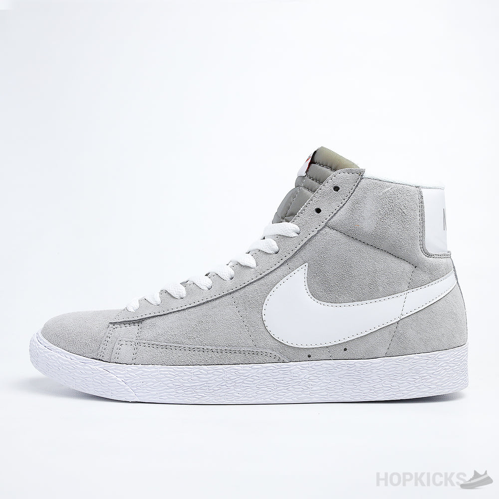 SB Zoom Blazer Mid White (Premium Plus Batch)
