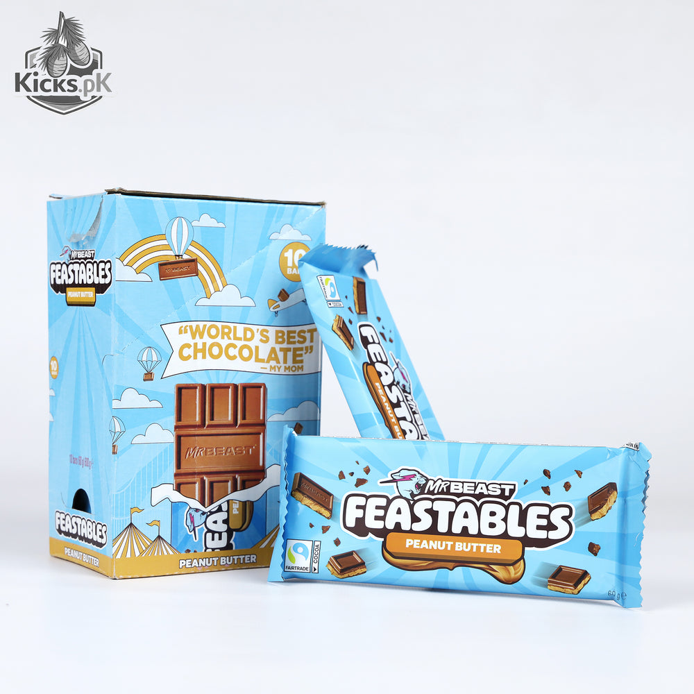 Feastables | MrBeast | Peanut Butter Chocolate Bar 60g