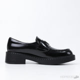 Prada 35mm Loafer Black Brushed Leather (Premium Plus Batch) (Slight Defect) - Photo 6