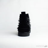 CL Black Suede Multi Level Spiked High Top (Premium Batch) - Photo 4