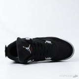 Air Jordan 4 'Black Canvas' (Dot Perfect) - Photo 4
