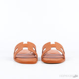 Hermes Oran Orange Sandal Mule Epson Leather (Premium Batch) - Photo 6