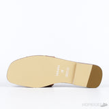 Hermes Pink Ostrich Leather Oran Sandals (Premium Batch) - Photo 5
