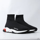 Bale*ciaga Speed Trainer Clear Sole Black Pink White (Dot Perfect) - Photo 7
