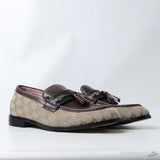 Gucci GG Web-stripe Tassel Loafers (Dot Perfect) - Photo 7