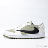 Air Jordan 1 Retro Low Golf Travis Scott Neutral Olive Premium Plus - Photo 1