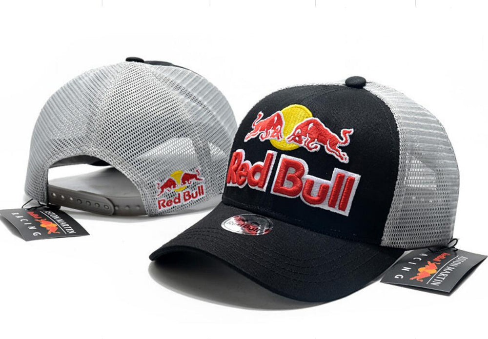 Red Bull Black White Trucker Cap