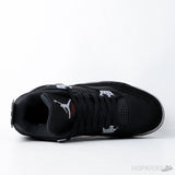 Air Jordan 4 Retro Black Canvas (Premium Plus Batch) - Photo 4