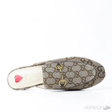 Gucci Princetown Slippe Jumbo GG Camel Canvas (Dot Perfect) - Photo 4