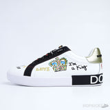 D&G Portofino Printed Sneakers - Photo 1
