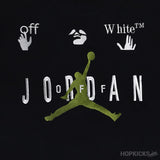 Off White x Air Jordan Black T-Shirt (Minor Defect) - Photo 6