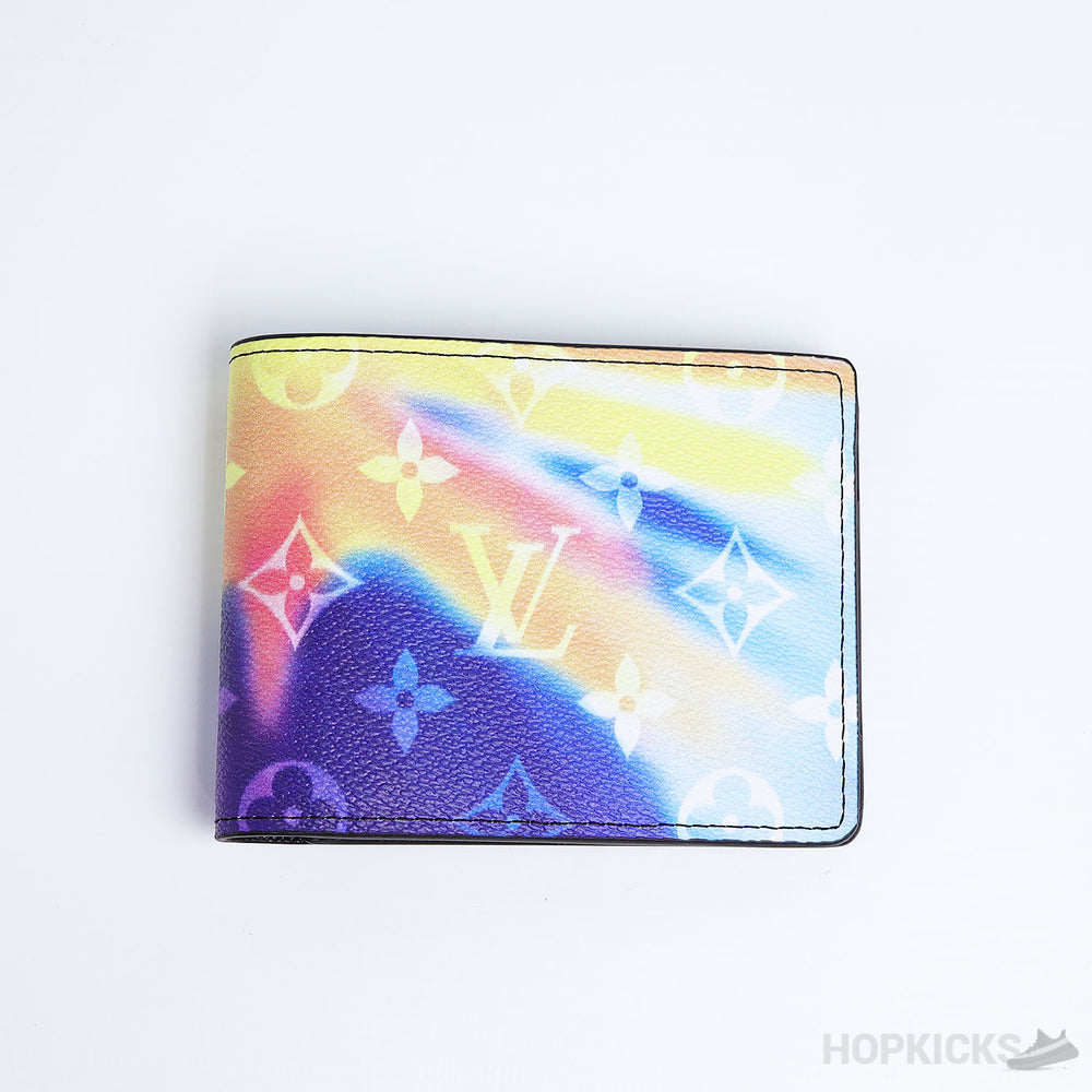 LV Multiple Wallet Sunset Monogram Multicolor