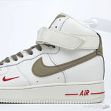 Air Force 1 High ID White Light Brown Red - Photo 8