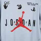 Off-White x Jordan Cyan Sweatshirt - Photo 6