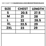Balenciaga Logo Brushstrokes Black Hoodie - Photo 6