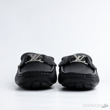 LV Black Monte Carlo Moccasin Driving Loafer - Photo 6
